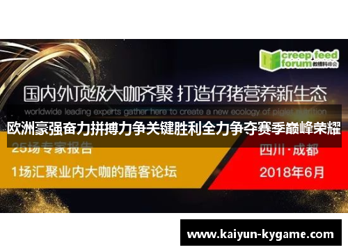 欧洲豪强奋力拼搏力争关键胜利全力争夺赛季巅峰荣耀